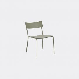 Serax Seating - 'August' chair, set of two, light green in Light green aluminium