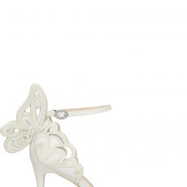 Sophia Webster Chiara Mid Sandals In White Leather