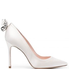 Sophia Webster Mariposa pointed pumps - Silver