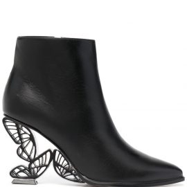 Sophia Webster Paloma leather ankle boots - Black
