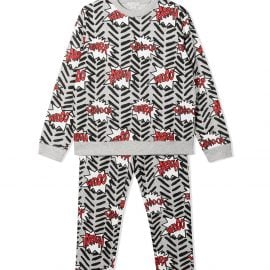 Stella McCartney Kids cartoon-print pyjama set - Grey