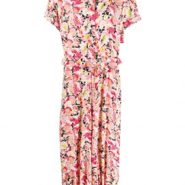 Stella McCartney floral print short-sleeve jumpsuit - Pink