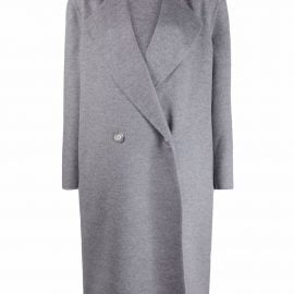Stella McCartney oversize double-breasted wool coat - Grey