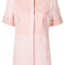 Stella McCartney short-sleeve poplin shirt - Pink