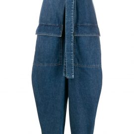 Stella McCartney tie waist harem jeans - Blue
