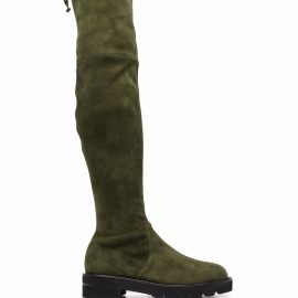 Stuart Weitzman Lowland thigh-high boots - Green