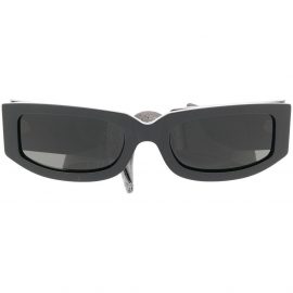 Sunnei wraparound tinted sunglasses - Black