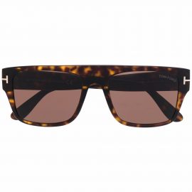 TOM FORD Eyewear Dunning rectangle-frame sunglasses - Brown
