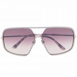TOM FORD Eyewear Lennox aviator-frame sunglasses - Silver