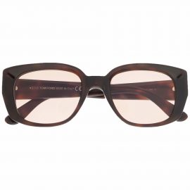 TOM FORD Eyewear Raphael square-frame sunglasses - Brown