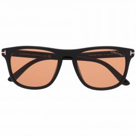 TOM FORD Eyewear logo square tinted sunglasses - Black