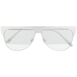 TOM FORD Eyewear mirrored shield sunglasses - Silver