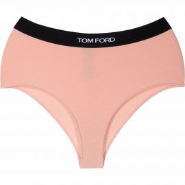TOM FORD logo-waist briefs - Pink