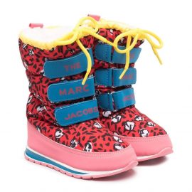 The Marc Jacobs Kids logo-print snow boots - Red