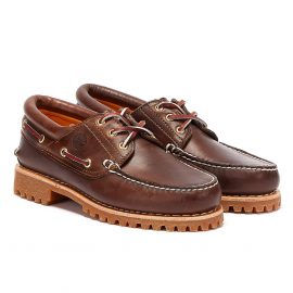 Timberland Mens Brown Traditional 3 Eye Classic Boat Shoes - Atterley