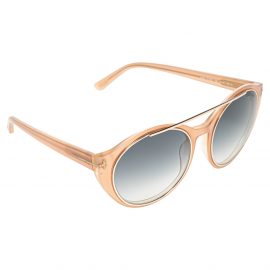 Tom Ford Peach/Grey Acetate Joan TF383 Gradient Sunglasses