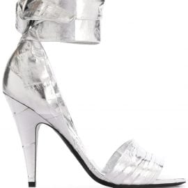 Tom Ford ankle strap high-heeled sandals - SILVER