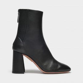 Très Saint Honoré Ankle Boots in Black Leather