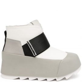 UNITED NUDE platform touch-strap boots - Grey