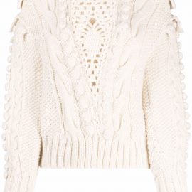 Ulla Johnson Verena chunky knit sweater - White