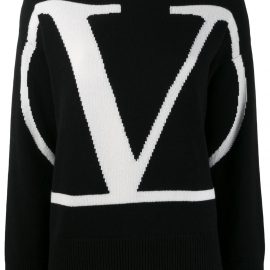 Valentino cashmere VLOGO sweater - Black