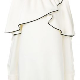 Valentino ruffled blouse - White