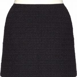 Valentino tweed mini skirt - Black