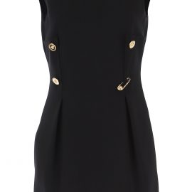 Versace Dress for Women, Evening Cocktail Party On Sale, Black, Viscose, 2019, 10 6 8