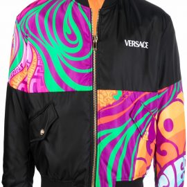 Versace Medusa Music reversible bomber jacket - Black