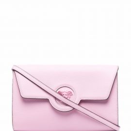 Versace Medusa-plaque clutch bag - Pink