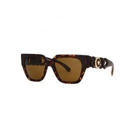 Versace Tortoiseshell Square-frame Sunglasses