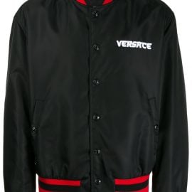 Versace embroidered Medusa bomber jacket - Black