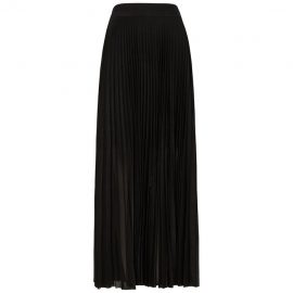 Victoria, Victoria Beckham Black Pleated Midi Skirt