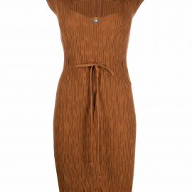 Vivienne Westwood Kate Corset midi dress - Brown