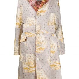 Vivienne Westwood mixed-print belted coat - Neutrals