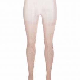 Wolford Ajouré lace tights - Pink