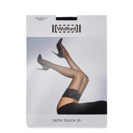 Wolford Satin Touch Black 20 Denier Hold-ups