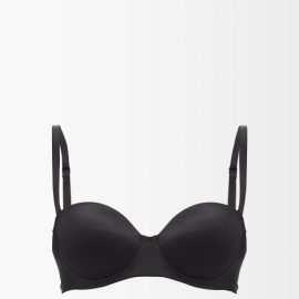 Wolford - Sheer Touch Underwired Bandeau Bra - Womens - Black