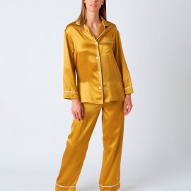 Women's Silk Pyjamas - Sienna, XL
