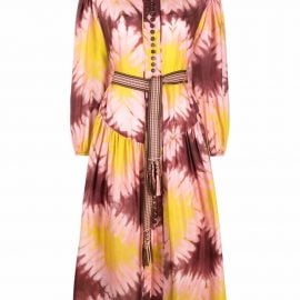 ZIMMERMANN Shelly buttoned mini dress - Yellow