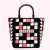 Black Crossword Bibi Tote