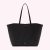 Black Leather Ivy Tote Bag