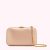 Powder Pink Satin Hayworth Clutch Bag