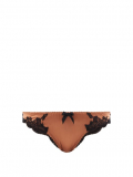 Agent Provocateur – Molly Lace-trimmed Silk-blend Satin Briefs – Womens – Gold