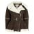 Alexander McQueen Dark Brown Belted Shearling Jacket