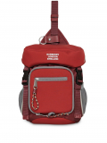 Burberry logo print Leo belt bag – Red