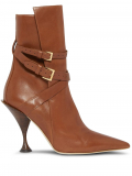 Burberry point-toe ankle boots – Brown