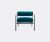 Cappellini Seating – ‘Sofa With Arms’, blue in Blu Metal, polyurethane foam