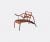 Cappellini Seating – ‘Thinking Man’s Chair’ in Indoor Terracotta W/Writings Earthenware