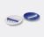 Cassina Tableware – ‘Le Monde de Charlotte Perriand, Arête’, placeholder plates, set of two in White and blue Porcelain